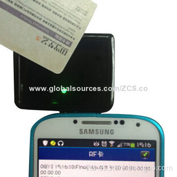13.56MHz iso14443A NFC mobile credit card reader, supports Android and iOS, free SDK & tech support
